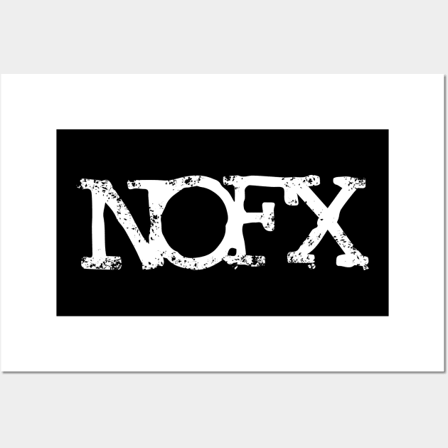 nofx logo vintage Wall Art by TRIOKURNIA